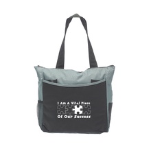 Vital Piece of Our Success Tote Bag (personalization available)