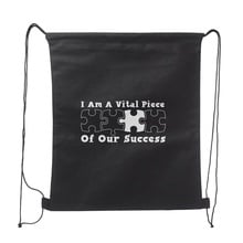 Vital Piece of our Success Non-Woven Drawstring Backpack