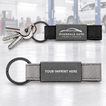 Leatherette Key Tag for Auto Dealers