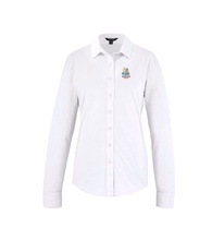 TATRA Eco Long Sleeve Knit Button Up Shirt Women's - Embroidered