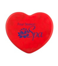 Customized Red Heart Shaped Mint Card