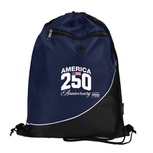 America 250 Anniversary Eco-Friendly RPET Drawstring Bag With Mesh