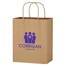 Kraft Paper Brown Shopping Bag - 13" x 17"