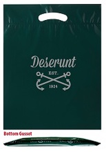 Reusable Fold-Over Reinforced Custom Die Cut Bag 9 x 12 x 2