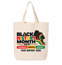 Honor Celebrate Inspire 100% Cotton Tote Bag - Full Color