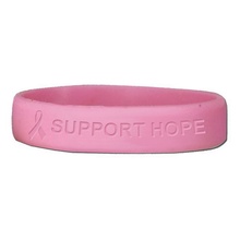Breast Cancer Awareness Silicone Bracelet