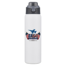 28 oz Stainless Steel 2 In 1 Spout And Straw Water Bottle