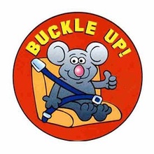 Buckle Up Stickers