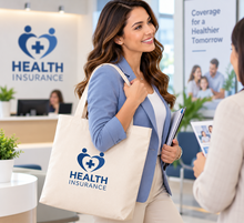 HealthyLife Cotton Tote Bag