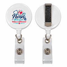 Nurses Care Retractable Badge Holder