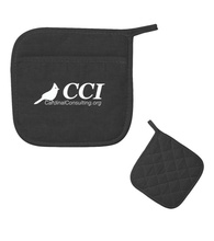 Custom Quilted Cotton Canvas Pot Holder