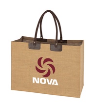 Jumbo Jute Tote Bag