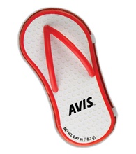 White Flip Flop Mint Tin