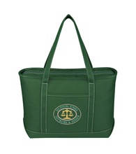 Large Cotton Canvas Yacht Tote Bag