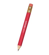 Hex Golf Pencil with Eraser