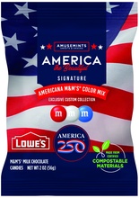 2oz ECO-Digibag, Compostable & Full Color, America 250 M&M'S