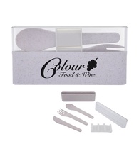 On The Go Wheat Utensil Set