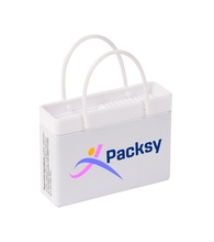 White Shopping Bag Mint Tin