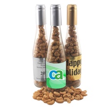 Champagne Bottle with Pistachios
