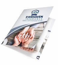2 Pocket Presentation Folders, INSURANCE Themes (imprint on top)