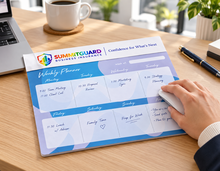 Plan With Confidence Weekly Paper Desk Mousepad 24 Page