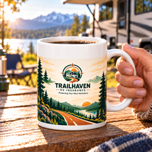 Happy Trails 11 oz. Custom Ceramic Mug
