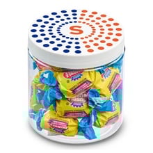 8 oz Jar of Individually Wrapped Bubble Gum