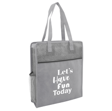 Color Basics Heathered Non Woven Tote Bag with Your Logo