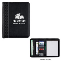 Custom Corporate 8-1/2" x 11" Zippered Portfolio