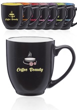 Custom 16 oz. Bistro Two-Tone Ceramic Mugs