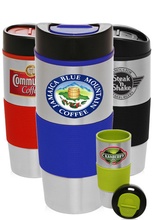 Custom 16 oz. Color Grip Double Wall Tumbler