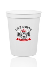 Custom 16 oz. Plastic Stadium Cups