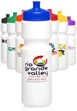 Custom 28 oz. Water Bottles with Push Cap