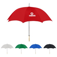 Custom 48" Umbrellas Made from Recycled Bottles