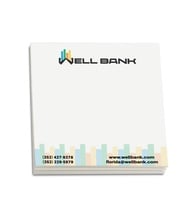 Custom Art Sticky Note Pads - 4" W x 4" H (25 Sheets)