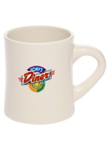 Custom Ceramic 12 oz. Diner Mugs
