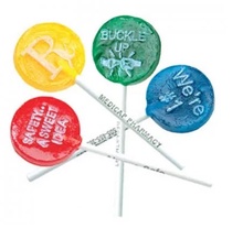 Custom Lollipops with Imprinted Candy & Stick