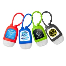Custom Printed Hand Sanitizer with Silicone Strap