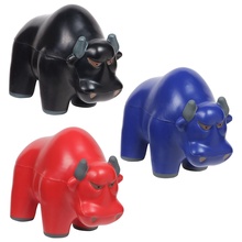 Custom Wall Street Bull Stress Balls