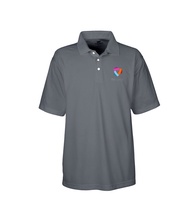 UltraClub Men's Cool & Dry Stain-Release Performance Polo - Screen Print