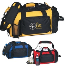 Deluxe Sports Duffel Bag with Imprint