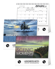 Scenic Moments 2027 Personalized Desk Calendars