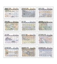 America's Beauty Desk Calendar 2026