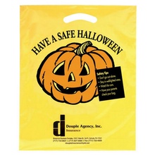 Die-Cut Plastic Custom 12" x 15" Halloween Bags