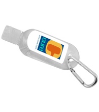 1 oz. Hand Sanitizer Gel with Carabiner