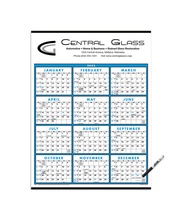 Span-A-Year Calendar (Laminated with Marker)