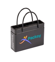 Black Shopping Bag Mint Tin