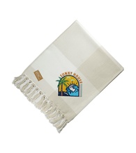 Field & Co.® 100% Organic Cotton Check Throw Blanket - Embroidered