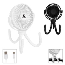 Portable Rechargeable Fan With Flexible Tripod