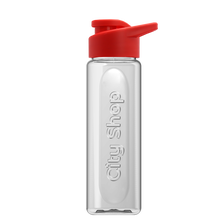 Boss Embossed RPET Bottle with Drink-Thru Lid - 26 oz.